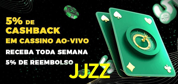 Promoções do cassino ao Vivo JJZZ